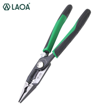 LAOA 8 inch Multifunctional Long Nose Pliers Cr-Mo Wire Stripper Combination Pliers Electrican Hand Tools 2024 - buy cheap