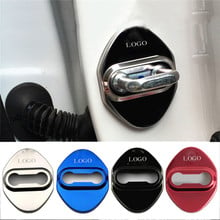 4pcs Car Door Lock Cover Protector Case Sticker For Mazda 2 3 6 CX-5 CX-9 Axela Atenza Stainless Steel Car Styling 2024 - buy cheap