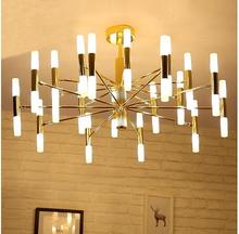 Post-modern designer personality LED living room chandelier Nordic bedroom crystal glass restaurant lighting creative lighting 2024 - buy cheap