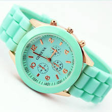 Роскошные брендовые Силиконовые кварцевые часы для мужчин и женщин, модные наручные часы с браслетом, Relogio Masculino Feminino 2024 - купить недорого