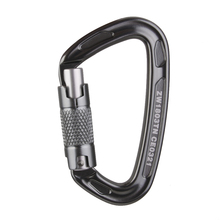 24KN 7075 Aerospace Aluminum Outdoor Self Locking Carabiner For Mountaineering Rock Climbing Rappelling Rescue Engineering Acces 2024 - buy cheap