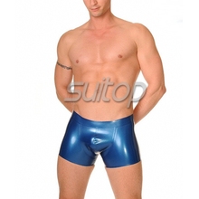 Suitop nature latex boxer metallic blue color 2024 - buy cheap