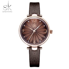 Shengke Wrist Watch Fashion Flower Women Watches Luxury Crystal Ladies Watch Women Dress Watches Reloj Mujer Zegarek Damski 2024 - buy cheap