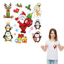 Christmas Style Patches On Clothing Washable Heat Transfer New Design Handmade Stickers For Children Festival DIY Parches 2024 - buy cheap