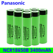 Panasonic оригинальный 18650 батарея 3400 mah 3,7 v литиевая батарея для NCR18650B 3400 мА/ч, подходит для Аккумуляторный блок карманного электрического 2024 - купить недорого