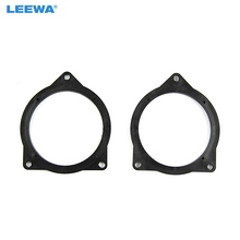 LEEWA 2pcs Car Speaker Spacer Mats Adapter for BMW 5 Mediant Front Door to 3.5" Stereo Mat Refit Holder Rings Kits #CA6023 2024 - buy cheap