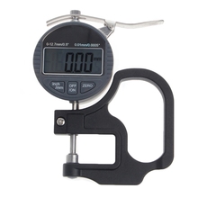 Micrômetro eletrônico digital, 0-12.7mm, medidor de espessura, 0.01mm de profundidade, ferramenta de medição de espessura de papel, filme, couro 2024 - compre barato