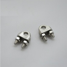 4MM ss304 stainless steel wire clamps U type  rope clips accessory 10PCS/lot FREE SHIPPING 2024 - buy cheap