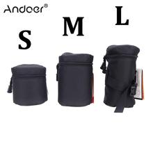 Andoer Professional DSLR Camera Lens Case Pouch Bag for Canon Nikon Sony Camera Lens Bag Pouch Case Protector 2024 - buy cheap