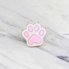 Fashion Cute Pink Dog Paw Cartoon Cat's Claw Brooch Animal Pet Jewelry Trendy Backpack Bag Pins DIY Women Jewelry Kids Gifts 2024 - buy cheap