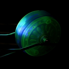 Красочные светодиодные мигающие Волшебные рельсы прокатки маховик YO-YO мяч игрушка для детей Подарки 2024 - купить недорого
