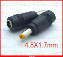 50PCS For Power Charger DC 5.5 X 2.1mm Female JACK TO 4.8 X 1.7mm DC Male plug 2024 - buy cheap