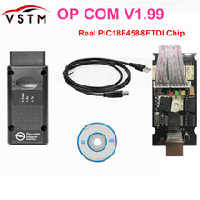 Opcom диагностический инструмент V1.70 V1.78 V1.95 V1.99 полная версия op-com для opel obdii считыватель кодов с реальным чипом PIC18F458 и FTDI 2024 - купить недорого