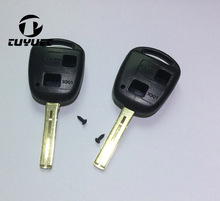 2 Buttons Replacement FOB Car Key Case  for TOYOTA  Remote Key Shell TOY48 Short Blade 40MM 2024 - buy cheap