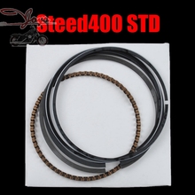 Juego de anillos de pistón para motocicleta, accesorio para Honda Steed 400 KWO, tamaño estándar 64mm 2024 - compra barato