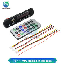 1 conjunto Carro Cartão TF Versão MP3 4.1 Decodificador Bordo Do Bluetooth com Função de Rádio FM Módulo de Áudio Do Carro do Automóvel MP3 falante 12 V 5 V 2024 - compre barato