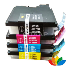 Cartucho de tinta Compatible con LC985, LC39, LC975, para impresora Brother DCP J125, J315W, J515W, MFC, J265W, J410, J415W, J220, 4 Uds. 2024 - compra barato