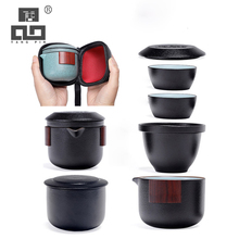 Керамический чайник TANGPIN gaiwan, чайная чашка, фарфоровый чайный сервиз gaiwan, портативный чайный набор для путешествия, посуда для напитков 2024 - купить недорого