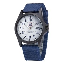 Reloj de pulsera deportivo militar de acero inoxidable para hombre, reloj de cuarzo analógico, envío gratuito, gran oferta, #5001 2024 - compra barato