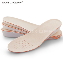 KOTLIKOFF Height Increase Insoles For Shoes Lifts For Men And Women Insole Shoe Sole Inserts Heel Spur Elevator Insole Pads 2024 - buy cheap