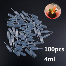 100pcs Plastic 4ml Disposable Pipettes  Squeeze Transfer Pipettes Dropper  For Silicone Mold UV Epoxy Resin Craft Jewelry Making 2024 - buy cheap