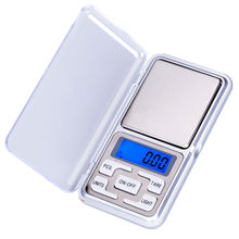 Mini balança digital de cozinha, eletrônica, de bolso, para alimentos, com peso, 100g/200g/500g x 0.01g, 0.1g 2024 - compre barato