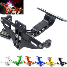 Motorcycle license plate frame Number Plate Holder Mount Bracket Registration Plate Holder for honda msx125 msx300 msx 125 300 2024 - buy cheap