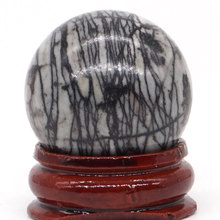 Natural Chinese Picasso Jasper Ball Mineral Quartz Sphere Hand Massage Crystal Ball Healing Feng Shui Home Decor Accessory 30mm 2024 - buy cheap