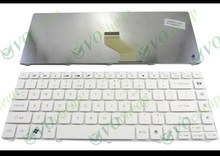 Novo notebook teclado portátil para gateway série nv49 nv49c, packard sino easynote nm85 nm86 nm87 branco eua-v104630cs2 NSK-AM41D 2024 - compre barato