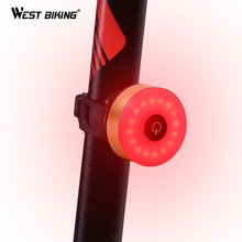 WEST BIKING Bike Taillight 20Lumen 220mAh USB Rechargeable Waterproof LED Cycling Rear Light Night Warning Bicycle Tail-lantern 2024 - buy cheap