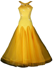 Желтые платья для бальных танцев 2024 - купить недорого