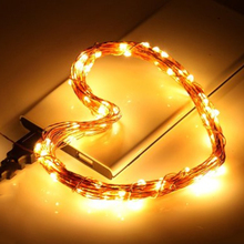 2M 5M 10M LED Christmas Lights Copper String Fairy light Garland For Christmas Tree Home Party Wedding Indoor and Outdoor Decor 2024 - buy cheap