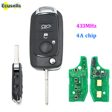 Plegable, llave remota abatible, 3 botones, 433MHz, con chip 4A, para Fiat Egea Tipo 500X, hoja SIP22 sin cortar 2024 - compra barato