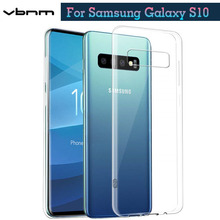 VBNM для samsung Galaxy S10 ТПУ чехол тонкие мягкие ТПУ Силиконовый гель прозрачная задняя крышка для samsung s10 5,9 дюйма протектор 2024 - купить недорого