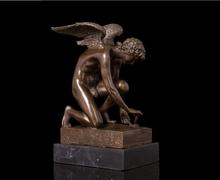 Медные ремесла бронзовая скульптура домашние украшения Купидон 2024 - купить недорого