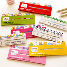 Pegatinas Kawaii japonesas para álbum de recortes, notas adhesivas, suministros de oficina y escuela, banderas de página de papelería, recuerdos para niños 2024 - compra barato