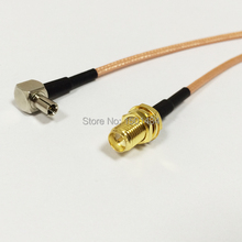 10*New RP SMA Female jack  Connector Switch  TS9  Convertor RG316 Wholesale  Fast Ship 15CM 6"Adapter 2024 - buy cheap