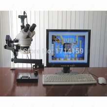 Microscopio estéreo articulado con 80 luces LED y cámara Digital USB de 3MP, suministros de inspección Industrial, AmScope, 3.5X-90X 2024 - compra barato