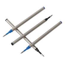 Genkky refil de caneta gel para canetas metálicas, 0.5mm, compatível com muitos tipos de tamanho, 11.1cm de cores de tinta, preto e azul, 20 peças 2024 - compre barato