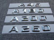 ABS A45 A160 A180 A200 A220 A260 car rear emblem sticker for Mercedes Benz A CLA GLA AMG Styling 2024 - buy cheap
