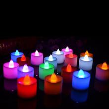 Led vela flameless bateria operado festa de casamento cintilação vela de aniversário tealight decoração artesanato velas decoração de casa 2024 - compre barato