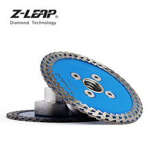 Z-LEAP 75mm Mini Diamond Blade Hot Pressed Cutting Carving Tool With M14 Thread Flange Granite Stone Circular Saw Diamond Disk 2024 - buy cheap