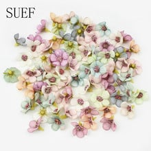 SUEF 20Pcs 2 centímetros Multicolor Da Flor Da Margarida Heads Mini Flores Artificiais de Seda para Coroa Scrapbooking Decoração de Casamento @ 1 2024 - compre barato