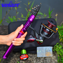 New 1.8M-2.7M 1PC High Carbon Telescopic Fishing Rod 9/10/11 Section Metal Handle Sea Fishing Rod Fishing Tackle With Bag Set 2024 - buy cheap