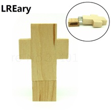 Wooden Cross USB Flash drive 4GB 16GB 8GB 32GB God Bless Jesus shines pen drive flash disk memory stick  real capacity u disk 2024 - buy cheap