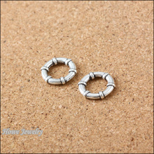 240 piezas vintage anillos de salto cerrados colgante de plata antigua DIY estilo europeo joyería fabricación B131 2024 - compra barato