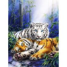 5d diy pintura diamante ponto cruz artesanato diamante bordado relaxar tigre casal strass pintura diamante mosaico padrão gt 2024 - compre barato