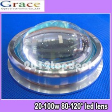 Светодиодный стеклянный объектив 67 мм + алюминиевое кольцо + отражатель 4 серии для светодисветодиодный 20 Вт 30 Вт 50 Вт 60 Вт 90 Вт 100 Вт 120 Вт 2024 - купить недорого