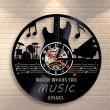 Hot CD Vinyl Record Wall Clock Modern Design Musical Art Watch Clock Horloge murale 2024 - buy cheap