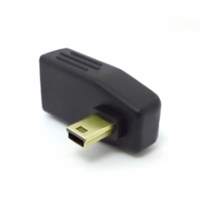 200 unids/lote MINI USB macho a USB hembra Vertical 90 grados ángulo recto adaptador para coche Peugeot AUX envío gratis por Fedex 2024 - compra barato